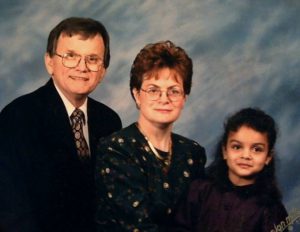 Young Chris Hunter with his family. Courtesy of Chris Hunter.