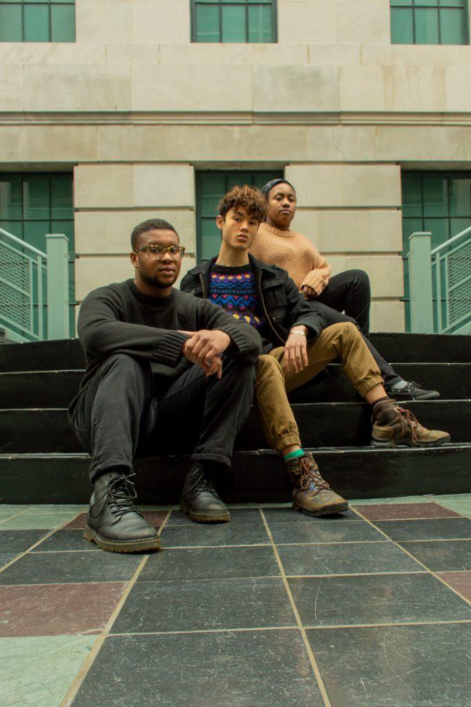 Pictured left to right: Kollin Battle, John Kraus, Mena Ruffin. Credit: K Bodrock